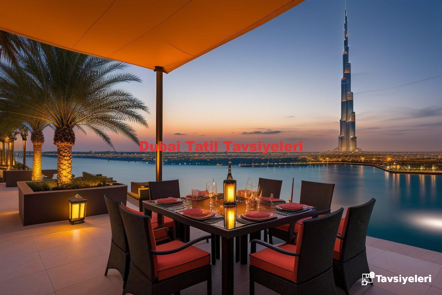 Dubai Tatil Tavsiyeleri