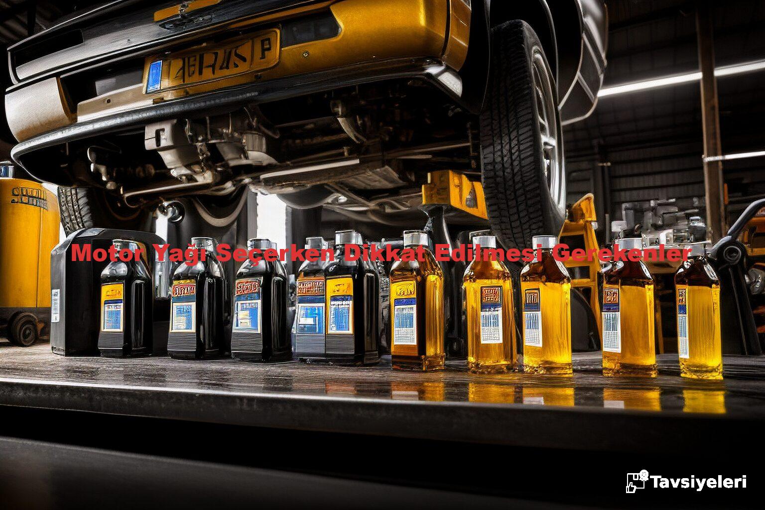 Motor Yağı Seçerken Dikkat Edilmesi Gerekenler
