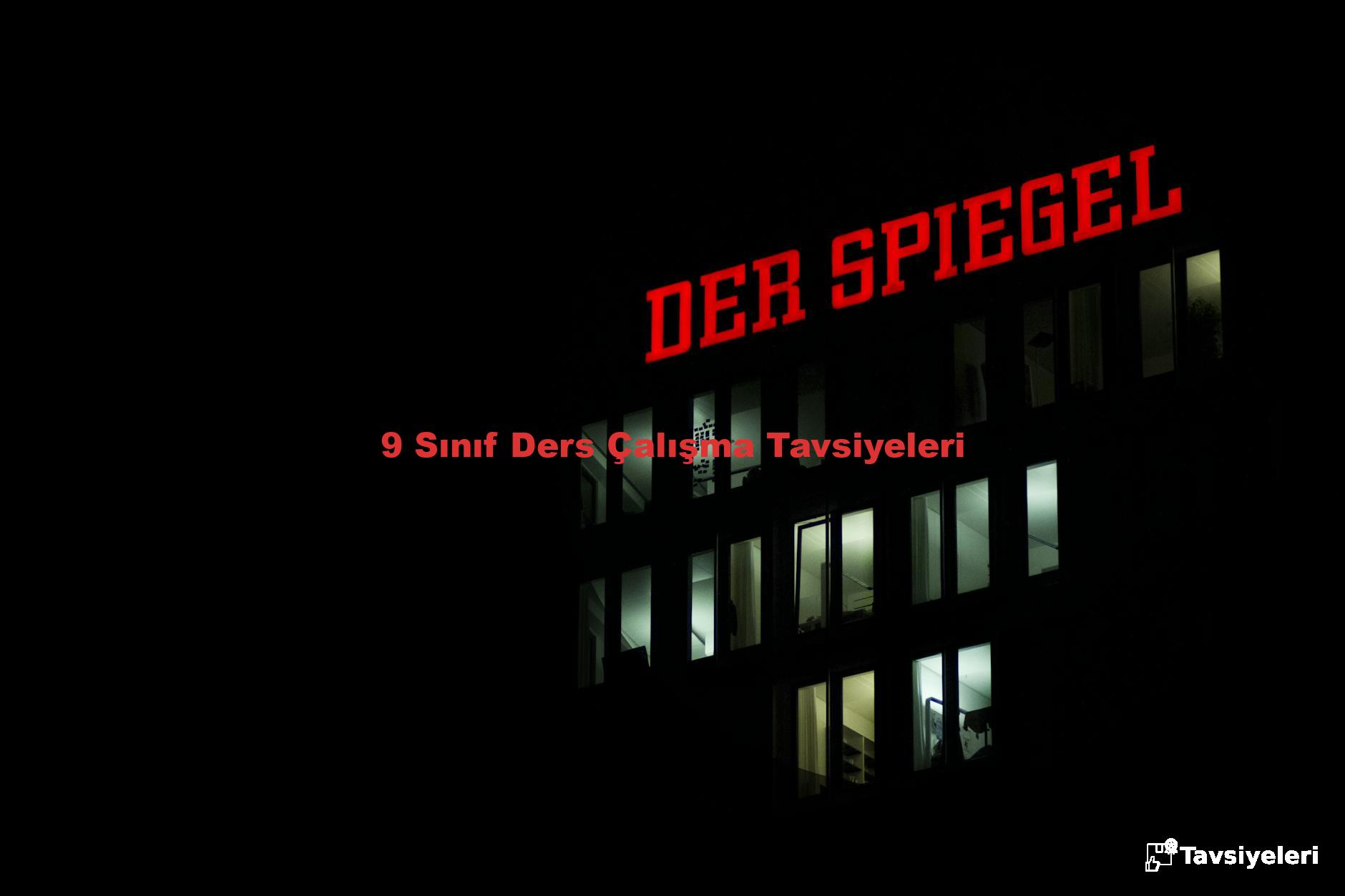 9 Sınıf Ders Çalışma Tavsiyeleri