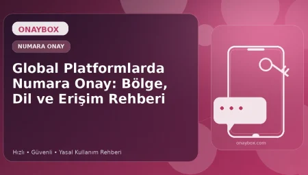 Global Platformlarda Numara Onay: Bölge, Dil ve Erişim Rehberi